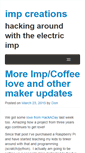 Mobile Screenshot of impcreations.com